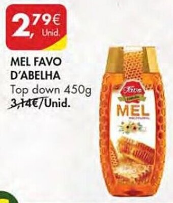 Pingo Doce MEL FAVO D'ABELHA Top down 450g promoção