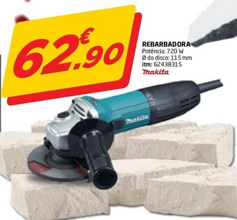 Bricomarché REBARBADORA Potência: 720 W Ødo disco: 115 mm promoção