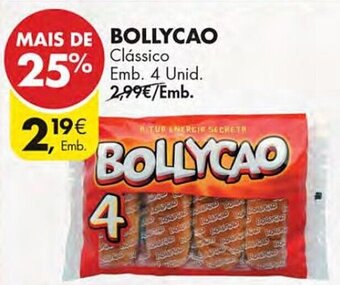 Pingo Doce BOLLYCAO Clássico Emb. 4 Unid. promoção