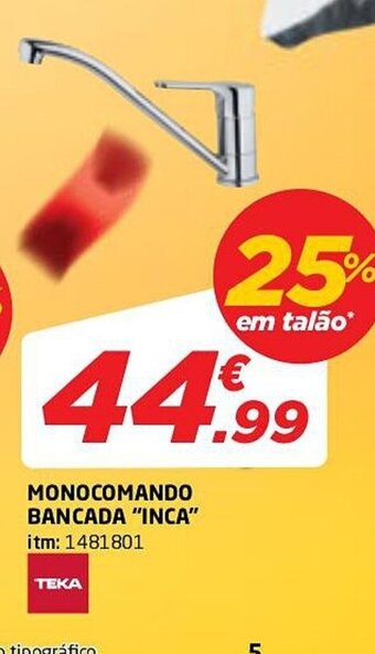 Bricomarché MONOCOMANDO BANCADA "INCA" itm: 1481801 promoção
