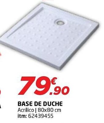 Bricomarché BASE DE DUCHE Acrílico | 80x80 cm promoção