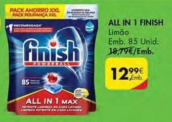 ALL IN 1 FINISH Limão Emb. 85 Unid.