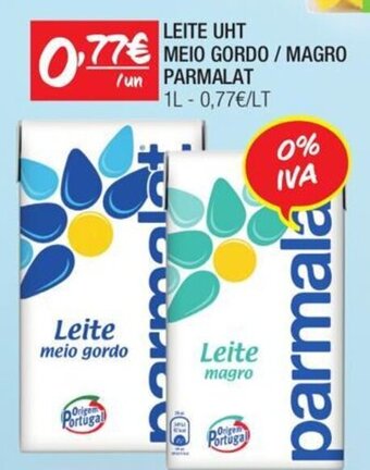 Spar LEITE UHT MEIO GORDO/ MAGRO PARMALAT 1L promoção