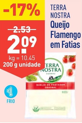 ALDI TERRA NOSTRA Queijo Flamengo em Fatias promoção