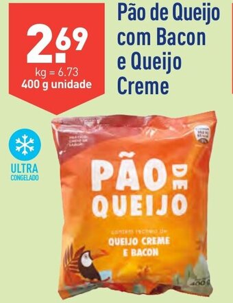 ALDI Pão de Queijo com Bacon e Queijo Creme promoção