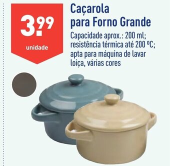 ALDI Caçarola para Forno Grande promoção