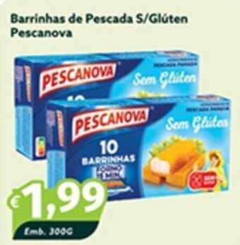 Roque Supermercados Barrinhas de Pescada S/Glúten Pescanova promoção