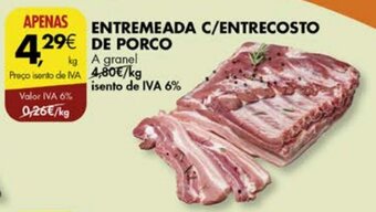 Pingo Doce ENTREMEADA C/ENTRECOSTO DE PORCO promoção