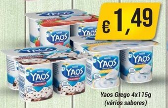 GidaCarnes Supermercados Yaos Grego 4x115g (vários sabores) promoção