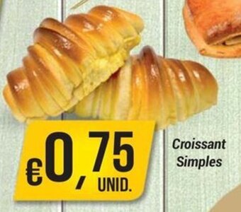 GidaCarnes Supermercados Croissant Simples promoção