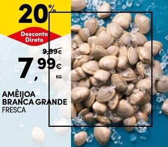 Continente AMÊIJOA BRANCA GRANDE FRESCA promoção