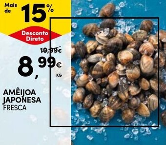 Continente AMEIJOA JAPONESA FRESCA promoção