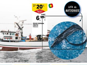 Continente PEIXE ESPADA PRETO promoção