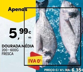 Continente DOURADA MÉDIA 200-600G promoção