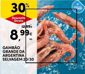 Continente GAMBÃO GRANDE DA ARGENTINA SELVAGEM 20/30 promoção