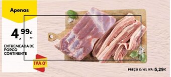 Continente ENTREMEADA DE PORCO CONTINENTE promoção