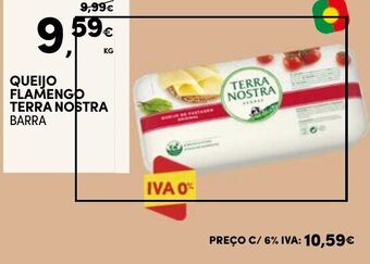 Continente QUEIJO FLAMENGO TERRA NOSTRA BARRA promoção