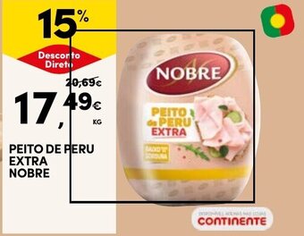 Continente PEITO DE PERU EXTRA NOBRE promoção