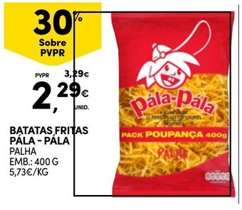 Continente BATATAS FRITAS PÁLA - PALA PALHA EMB.: 400 G promoção