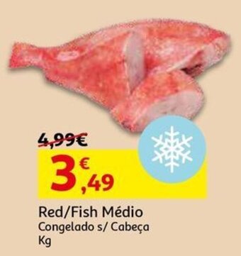 Auchan Red/Fish Médio Congelado s/ Cabeça Kg promoção