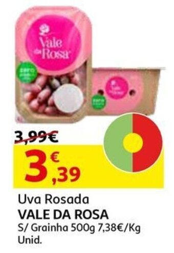 Auchan Uva Rosada VALE DA ROSA S/ Grainha 500g promoção