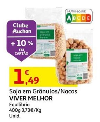 Soja em Grânulos/Nacos VIVER MELHOR 400g