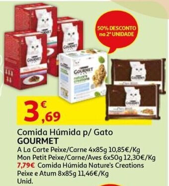 Auchan Comida Húmida p/ Gato GOURMET promoção