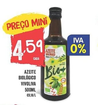 Minipreço AZEITE BIOLÓGICO VIVOLIVA 500ML promoção