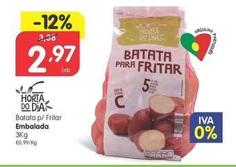 Minipreço Batata p/ Fritar Embalada 3Kg promoção