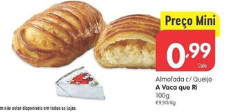 Minipreço Almofada c/ Queijo A Vaca que Ri 100g promoção