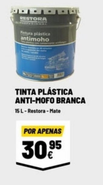 Brico Depôt TINTA PLÁSTICA ANTI-MOFO BRANCA promoção