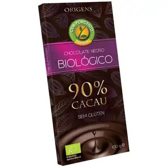 Continente Tablete de chocolate negro 90% cacau sem glúten promoção