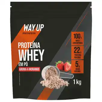Continente Proteína whey concentrada de morango promoção