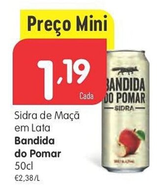 Minipreço Sidra de Maçã em Lata Bandida 50cl promoção