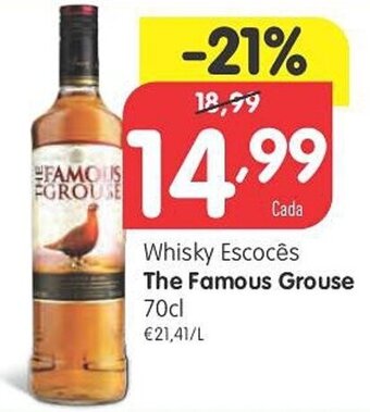 Minipreço Whisky Escocês The Famous Grouse 70cl promoção