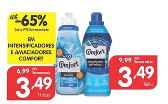 Minipreço EM INTENSIFICADORES E AMACIADORES COMFORT promoção