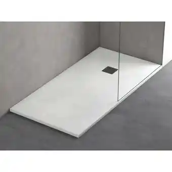 Plato de ducha de resina blanco capa de gelcoat, apto para el corte 3cm de grosor70x180cm