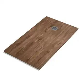 Brico Depôt Plato ducha de resina extraplano roble oscuro | 140 x 70 cm | roble oscuro promoção