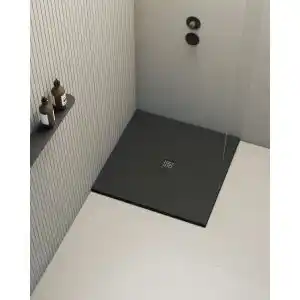 Brico Depôt Plato de ducha poalgi - 100x100 cm - negro - serie hos's - extraplano promoção