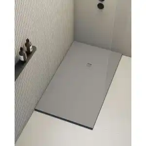 Brico Depôt Plato de ducha poalgi - 80x110 cm - gris - serie hos's - extraplano promoção