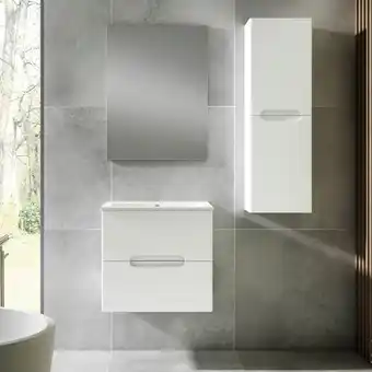 Móvel de casa de banho ful victoria 80 branco mate