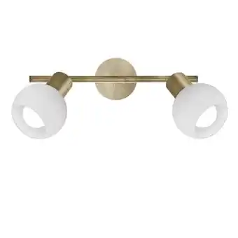 Brico Depôt Aplique pared opal color dorado promoção