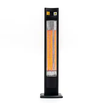 Calefactor eléctrico portátil infrarrojos fibra carbono 2000w