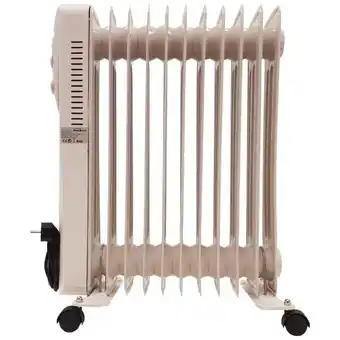 Radiador de aceite 11 elementos con 4 ruedas 2500w