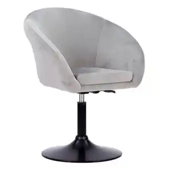 Taburete de bar de terciopelo gris gabin