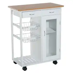 Brico Depôt Carrinho de cozinha homcom 801-023 promoção