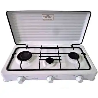 Brico Depôt Fogão a gás portátil para camping, 3 queimadores, branco mpm kn-03/1k promoção