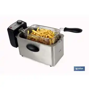 Brico Depôt Freidora electrica acero inoxidable 3l 2000w modelo riaza promoção