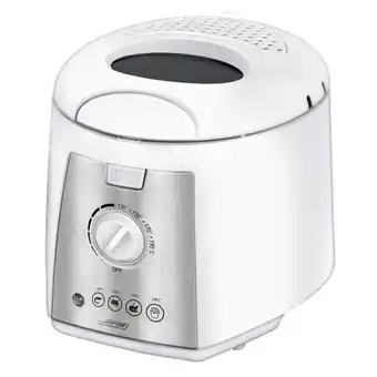 Fritadeira elétrica 1,5 litros termóstato aju mpm mfr-07 cinza branco 1100w