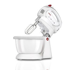 Brico Depôt Batedeira com taça rotativa 2,4 litros 5 velocidad branco 300w mpm mmr-17z promoção